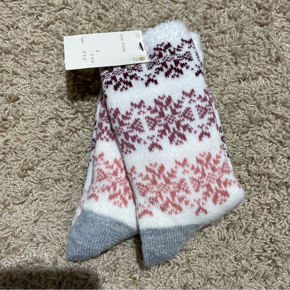 Brand new fuzzy socks